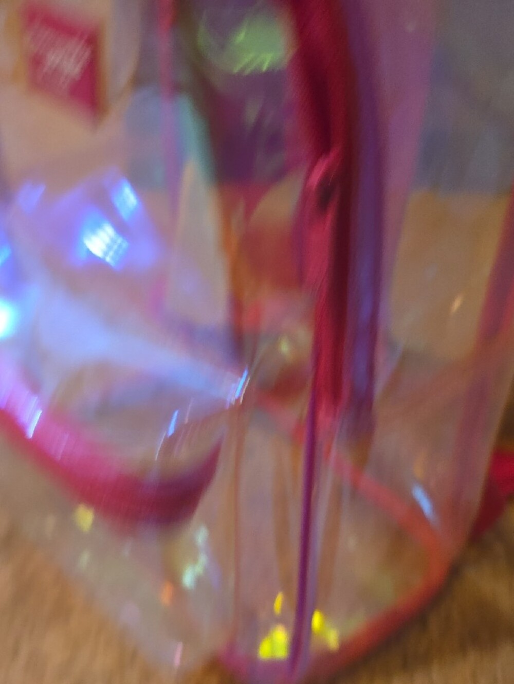 A&F Iridescent Clear Mini Backpack - Picture 5 of 9